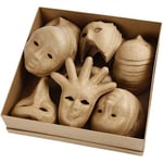 Övriga Tillverkare Masker av papier-maché - Barn 5-12 år 60 st