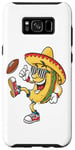 Coque pour Galaxy S8+ Taco Football Fiesta Cinco De Mayo Motif Jour de Jeu Amusant