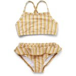 Liewood Norma bikini – stripe: peach/sandy/yellow mellow - 80/86
