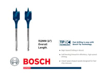 Bosch Expert Flat Bit SelfCut Speed Wood Drill Bits 24mm  1 Pair