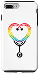 Coque pour iPhone 7 Plus/8 Plus Stéthoscope d'infirmière Gay Pride Mois LGBTQ LGBT Bisexuel