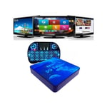 Tv Box Q5gmini Ultra 6k Hd 4g Ram + 64g Wi-fi Android 10 Smart Tv Box Keyboard