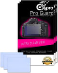 Ex-Pro® 3 x Pro LCD Screen Protectors for Nikon D610, D600