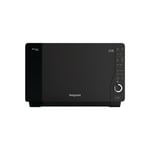 Hotpoint Xtraspace Flatbed 25L Microwave Oven With Grill & Crisp Function - Black