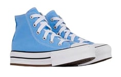 CONVERSE Chuck Taylor All Star EVA Lift Platform Seasonal Color Sneaker, L Blue White Black, 35.5 EU