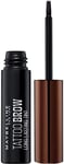 Maybelline Tattoo Brow Eyebrow Colour No.3 Dark Brown Trendy Eyebrow Colour wit
