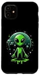 iPhone 11 Green Alien For Kids Boys Men Women Case
