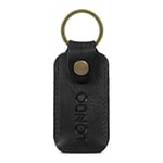 Londo Étui en Cuir véritable avec Porte-clés pour Ledger Nano S Bitcoin Wallet Unisexe (Noir)