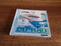 TDK CD-R80 CD-R Recordable 48X Speed 700MB | NEW & SEALED