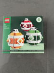 LEGO Christmas Decor Set 40604 Display Piece- Brand New Sealed