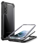 i-Blason Ares Series Case for Samsung Galaxy S21+ Plus 5g (6.7 Inch), [Ares Series] Rugged Clear Bumper Case without Built-in Screen Protector for Galaxy S21+ Plus (2021 Release) (Black1)