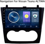 XXRUG Android 8.1 Car Stereo GPS Navigation system for Nissan Teana Altima (MT) 2008-2012, 9 Inch Full Touch Screen Multimedia Player Radio BT FM AM USB SWC Sat Nav