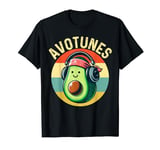 Dj Avocado With Headphones For Men Boys Women Kids T-Shirt