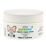 Pureana Nappy Cream with Organic Shea Butter, Aloe Vera and Orange (100ml)