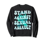 Stand Against Sexual Assault Teal Ribbon Sweatshirt