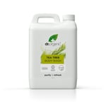 Dr Organic Tea Tree Body Wash 5L REFILL with Pump, Certified Organic