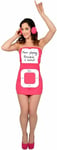 Morph Suit Personalisable Mp3 Player Pink Small Adult Fancy Dress Costume