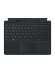 Microsoft Surface Pro Signature Keyboard - keyboard - with touchpad accelerometer Surface Slim Pen 2 storage and charging tray - QWERTZ - German - black - with Slim Pen 2 - Tastatur - Tysk - Svart
