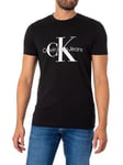Calvin Klein JeansCore Monologo Slim T-Shirt - Black