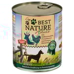 Ekonomipack: Best Nature Dog Adult 12 x 800 g - Vilt, kyckling & pasta