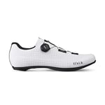 Fizik Tempo Overcurve R4 Chaussures de Cyclisme Unisexe pour Adulte, Blanc/Noir, Taille 36