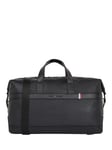 Tommy Hilfiger Central Faux Leather Weekend Duffle Bag, Black