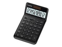 Casio JW-200SC - Calculatrice de bureau - 12 chiffres - panneau solaire, pile - noir