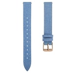 Armband i linneläder för Garmin Lily 2, justerbart, ersättningsarmband Baby Blue