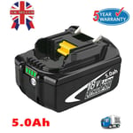 for Makita 18V BL1860 9Ah 6Ah Li-ion LED Battery BL1830 BL1840 BL1850 Charger UK