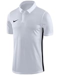 NIKE Men's Dri-fit Academy 18 Short Sleeve Polo, White/Black/(Black), S UK