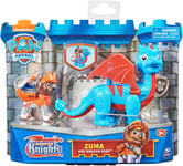 PAW Patrol, Rescue Knights Chase and Dragon Draco Action Figures Set, Kids’ Toys