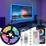 Teberno TV LED Strip Light 16.4ft/5M, RGB USB Backlights for 60-75in 5M