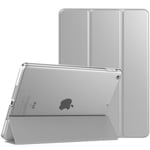 TiMOVO iPad 10.2 Case for iPad 9th Generation 2021/iPad 8th Generation 2020/iPad 7th Generation 2019,Slim Translucent Hard PC Protective Smart Cover with Stand for iPad 10.2 inch,Silver