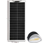 Flexibel solpanel, högeffektiva celler, DIY-modul, 16,5V 100 Watt