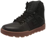 DC Shoes Homme Pure High-Top Winter Boot Basket, Black/Gum, 40.5 EU