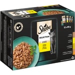 Multipack Sheba Variations i portionspåse 12 x 85 g - Selection in Sauce Fjäderfä