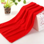 Car Cleaning Towel Scrubbing Cloth Microfibre Red