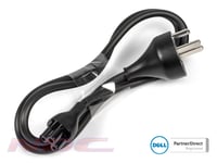 NEW Dell 1m Danish 3-Pin C5 Clover Power Cable 250V 2.5A - 0819DG 0H717C