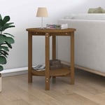 Coffee Table Honey Brown  55x60 cm Solid Wood Pine