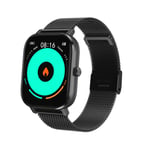 Smartwatch, 1.5-Inch, Monitoring, Bluetooth Call, Multi-Function, Watch Black Steel Belt