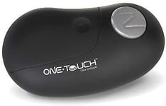 Culinare Black Soft Touch One Touch Automatic Can Opener - Battery operated for