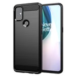 SPAK OnePlus Nord N10 5G Case,Genuine Quality TPU Ultra Slim Protective Case Silicone Shockproof Cover for OnePlus Nord N10 5G (Black)