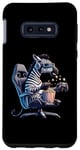 Galaxy S10e Zebra Popcorn Animal Gaming Controller Headset Gamer Case