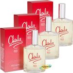 3x Revlon Charlie RED EAU Fraiche Natural Spray 100ml Women's Fragrance