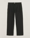 KnowledgeCotton Apparel Loose Linen Pants Jet Black