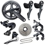 Shimano Ultegra R8000 11 Speed Groupset Black