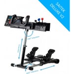 Wheel Stand Pro V2 Deluxe stativ til Logitech Saitek Pro Flight Yoke System flystyring