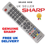 Genuine Sharp Aquos Smart TV Remote Control for SHARP LC-43CFE6452K LC50CFG6002E
