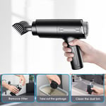 Cordless Car Hoover Vacuum Cleaner Strong Suction Handheld Vehicle Cleaning Kit