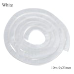5/10m Sealing Strip Door And Window Seal Self Adhesive White 10m-9x23mm